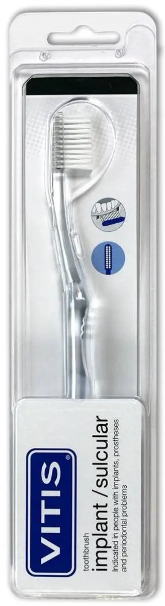 Vitis Implant Sulcular Tandenborstel - Wit