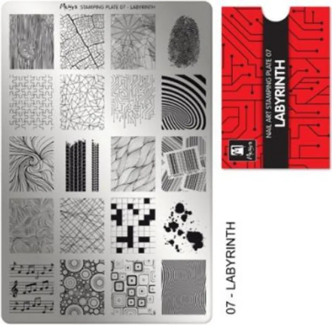 Moyra Stamping Plate 07 Labyrinth - 55g