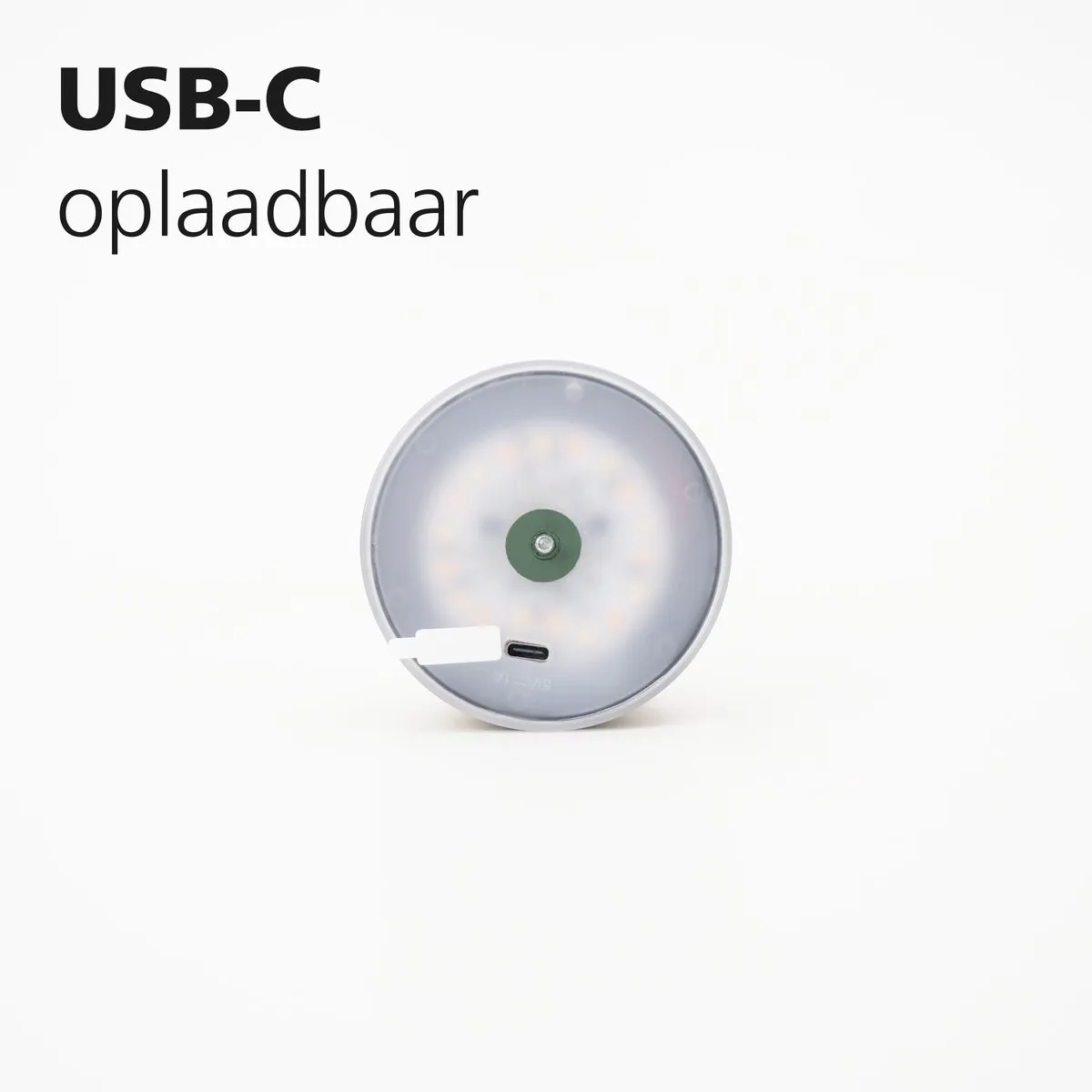 Eglo Mannera-S Tafellamp - Oplaadbaar 28u - Groen/Wit