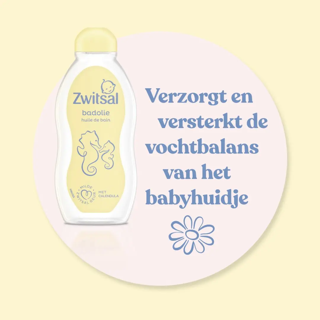 Zwitsal Baby Badolie 200ml - 6 Stuks