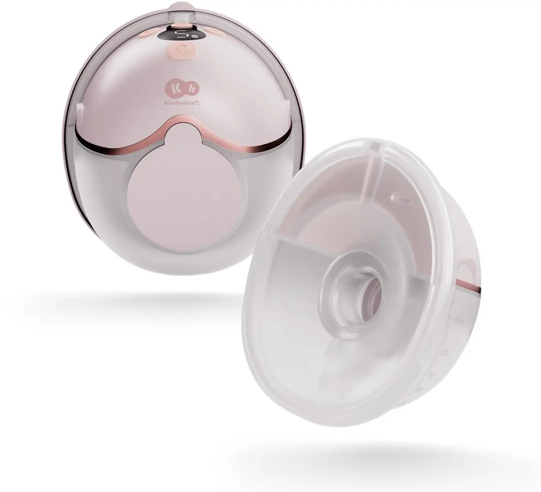 KinderKraft MAMAFLOW Hands-Free Borstkolf - Roze