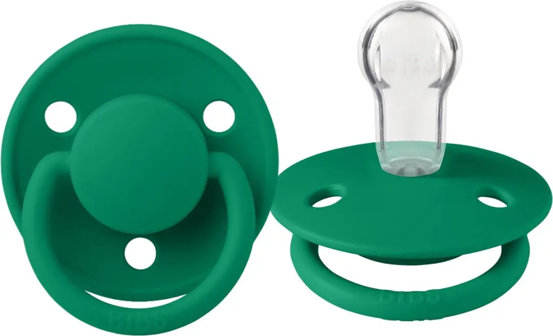 BIBS De Lux Evergreen Silicone Fopspeen