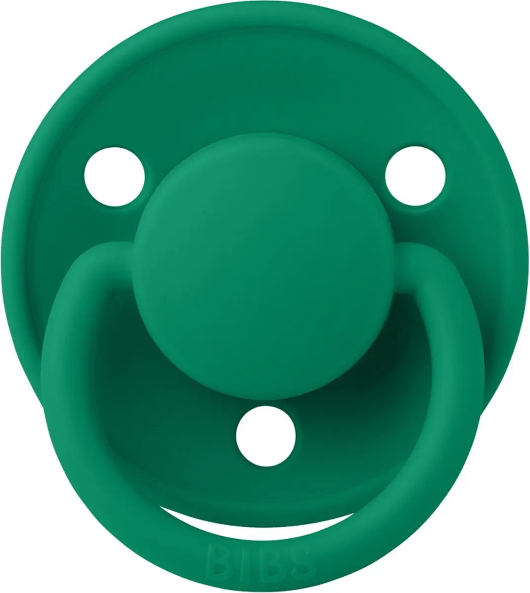 BIBS De Lux Evergreen Silicone Fopspeen - Groen