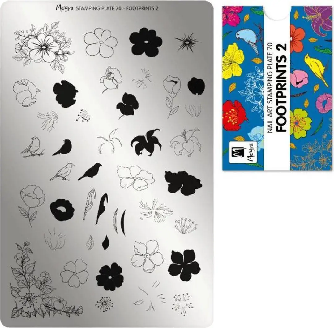 Moyra Stamping Plate 70 Footprints 2