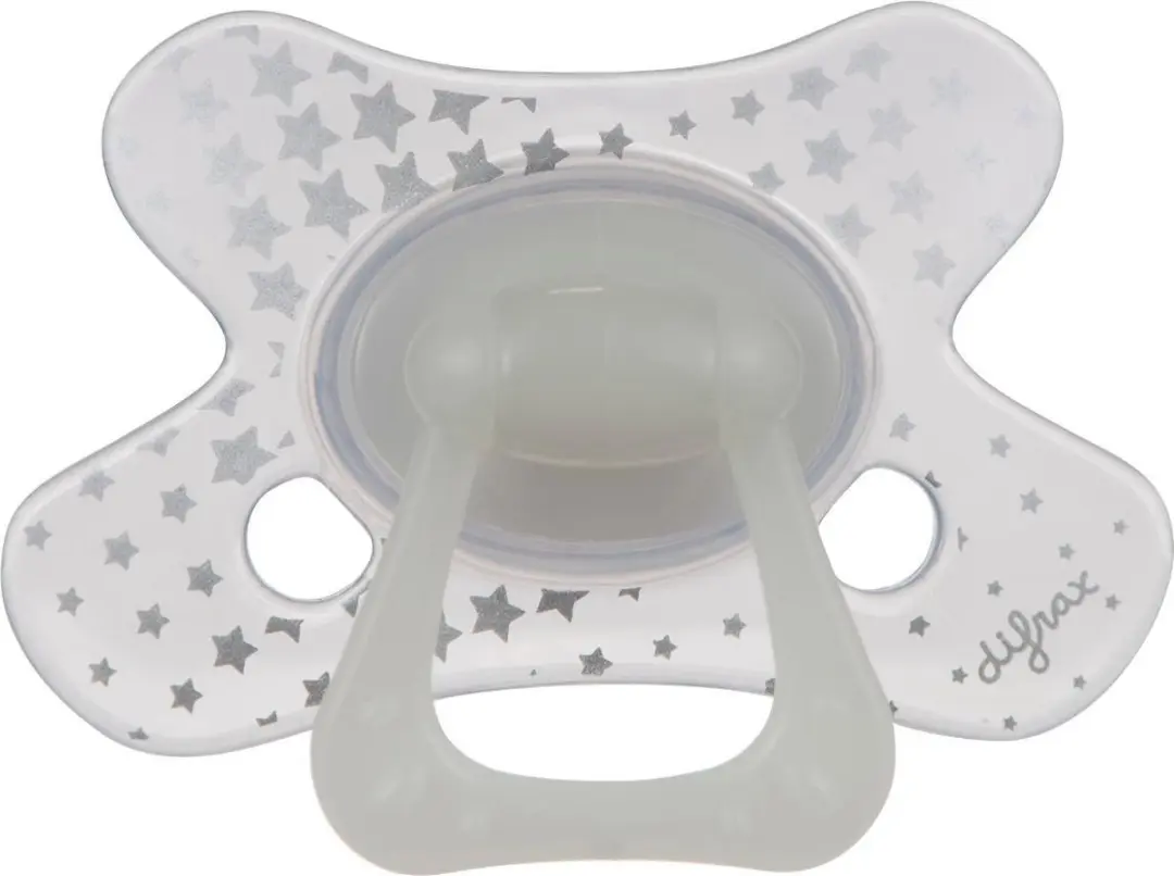Difrax Orthodontische Fopspeen 18+ Maanden Glow in the Dark