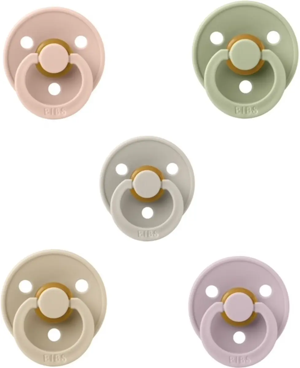 BIBS Fopspeen 6-18 Maand Set 5 Stuks