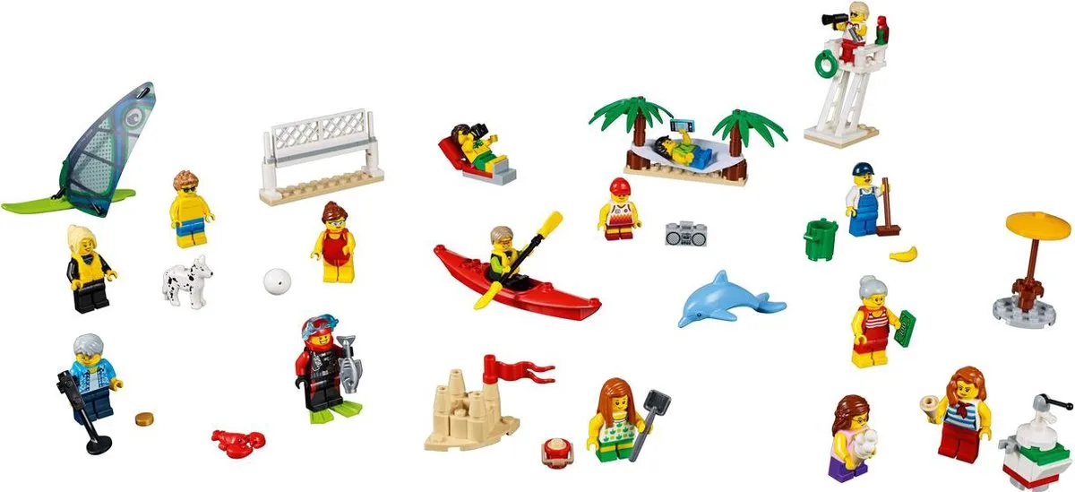 LEGO City Plezier aan het Strand 60153 - 169 Stukken