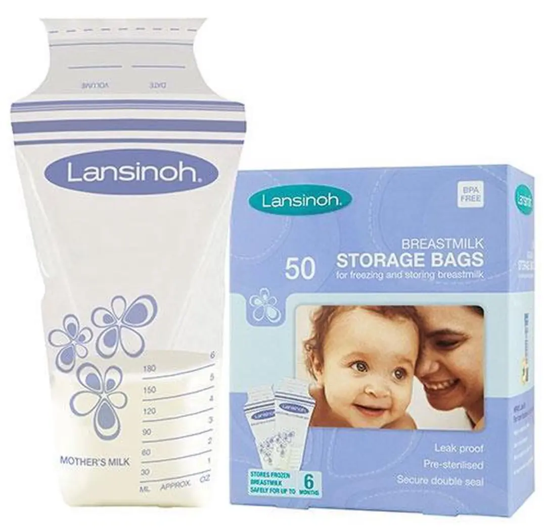 Lansinoh Bewaarzakjes Borstvoeding 25 Stuks - 200ml - Transparant