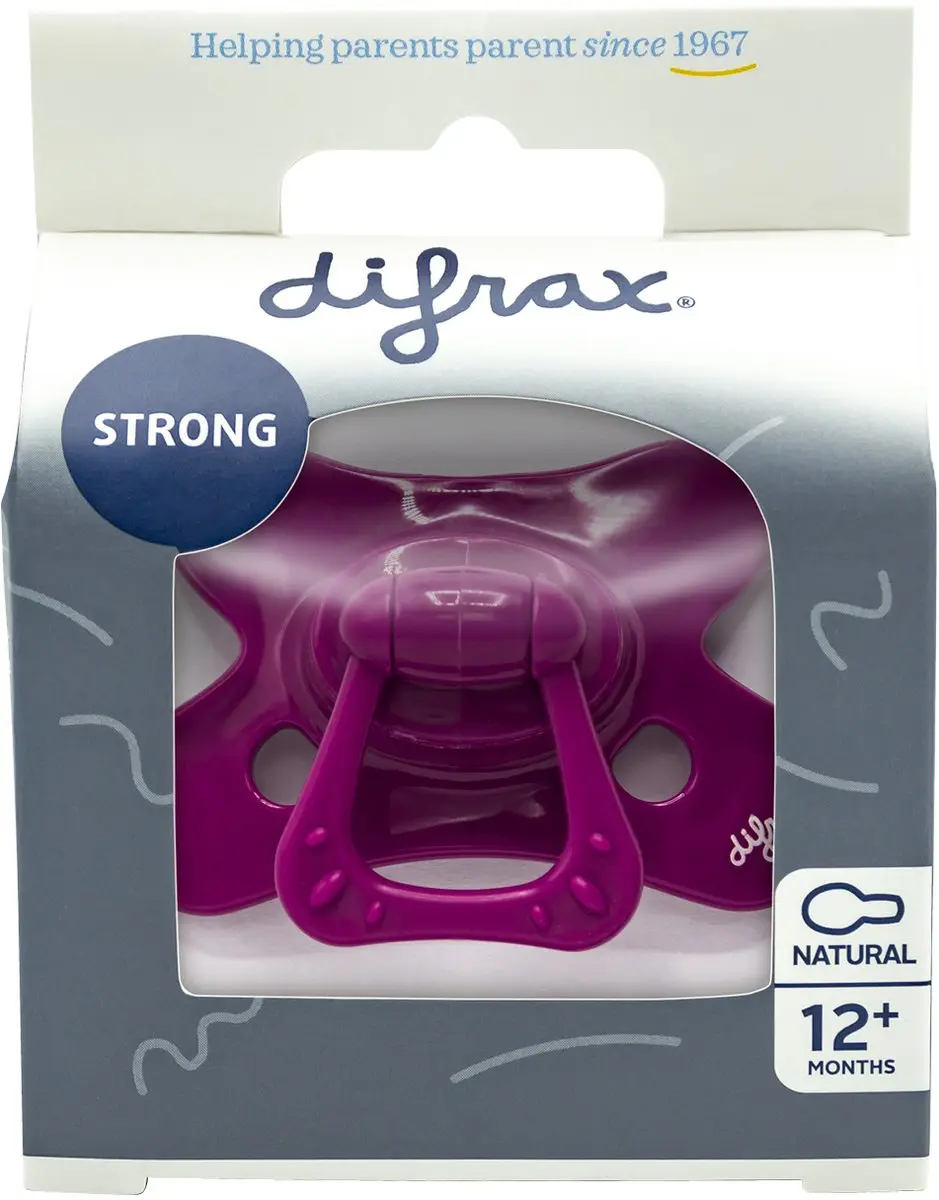 Difrax Fopspeen Wildberry - Siliconen - 1 Stuk