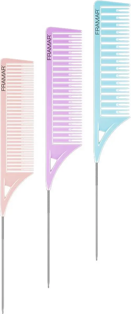 Framar Dream Weaver Highlight Kammen Set Pastel - Zwart