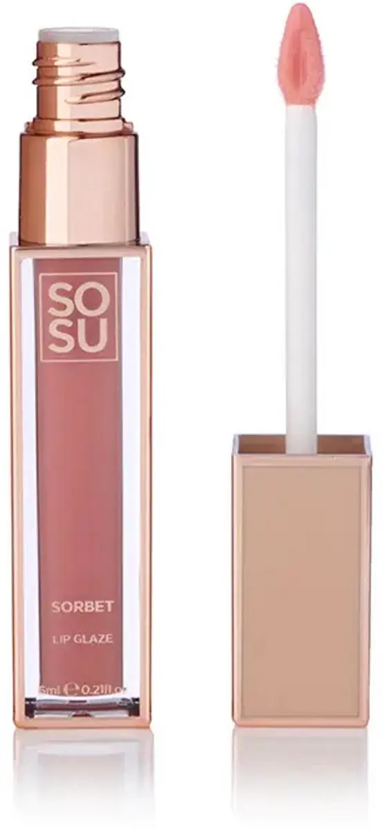Sosu Shimmer Lip Glaze Sorbet 6ml - Vegan
