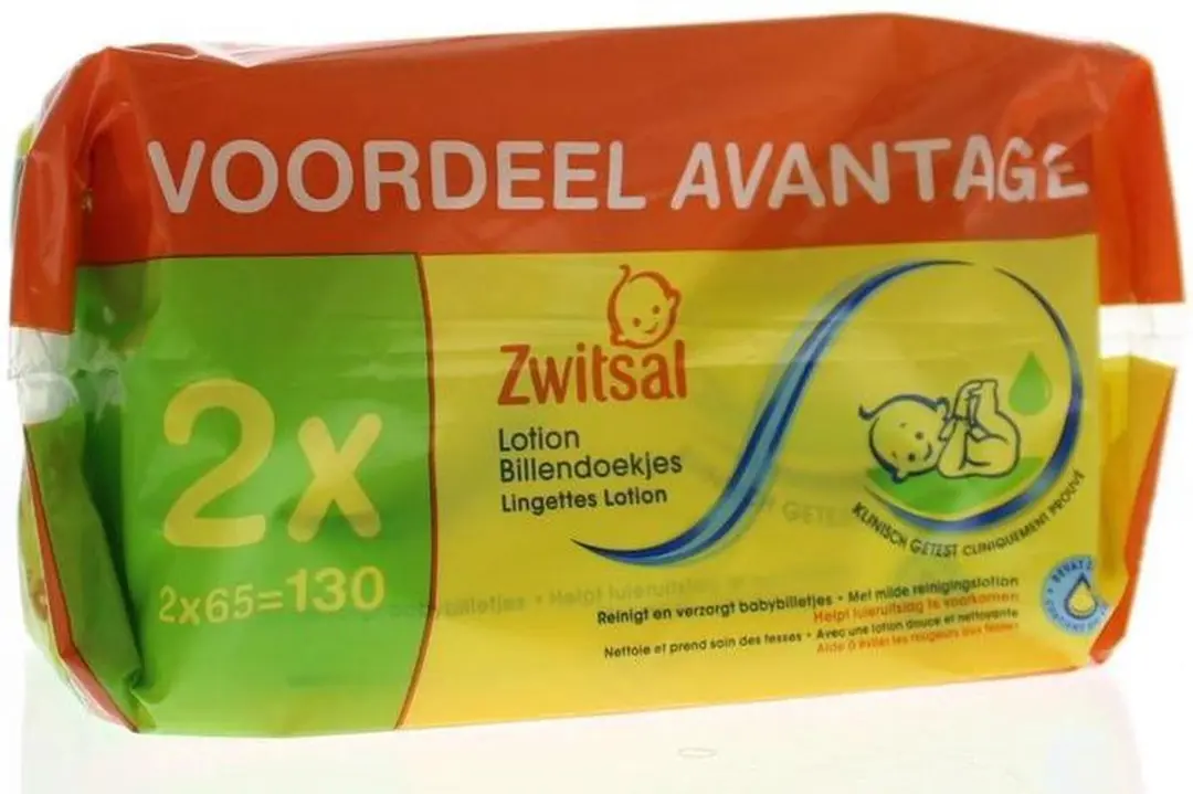 Zwitsal Billendoekjes 130 Stuks