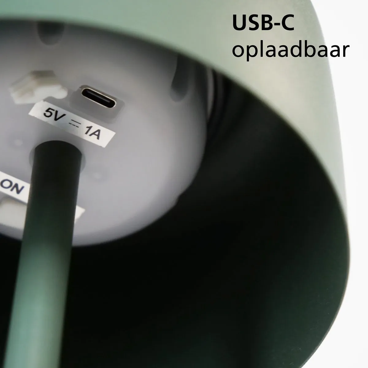 Eglo Roccanova-L Staande lamp 120cm - Groen - Oplaadbaar 22u