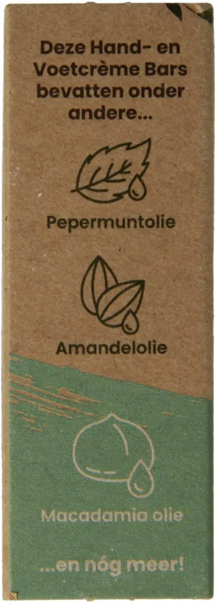 HappySoaps Hand- en Voetcrème Bar Absolute Mint 40g