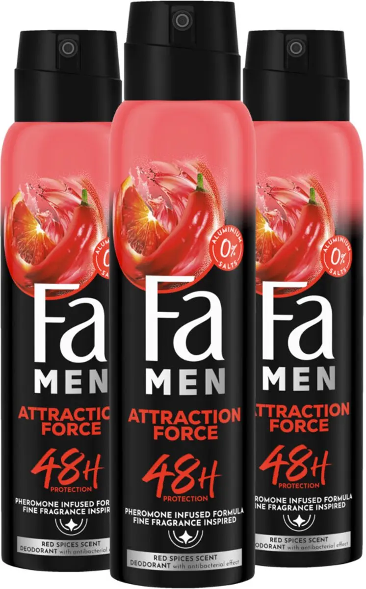 Fa Men Deodorant Spray Attraction Force