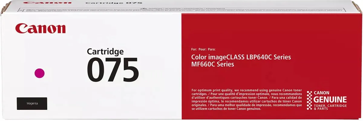 Canon 075 Magenta Tonercartridge 1300 Pagina's