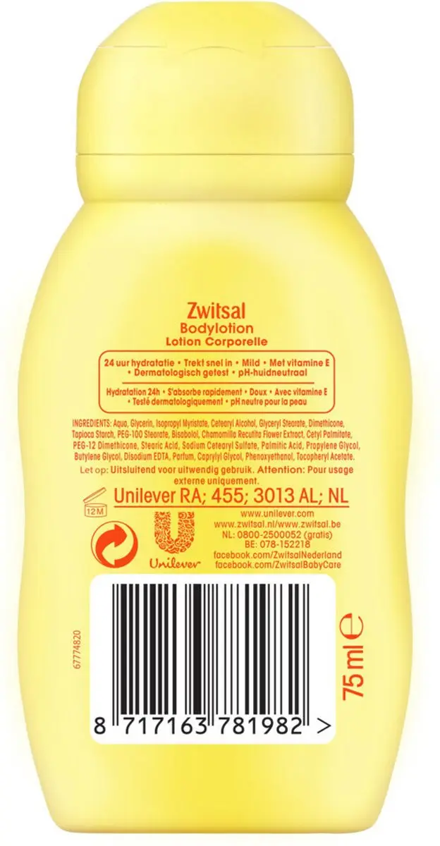 Zwitsal Bodylotion 75ml