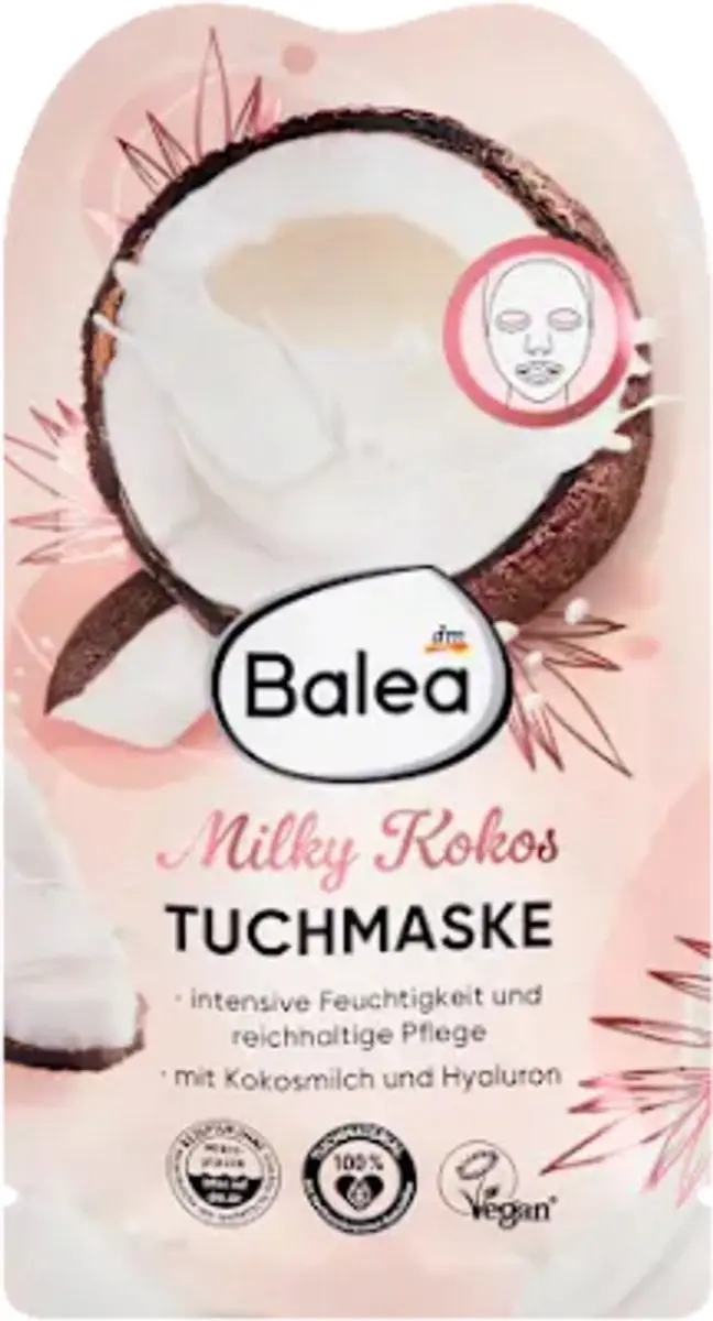 Balea Gezichtsmasker Milky Kokos 20g
