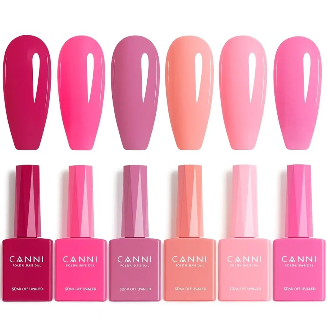 Canni HEMA-vrij Gellakset 6x10ml - 6 Kleuren