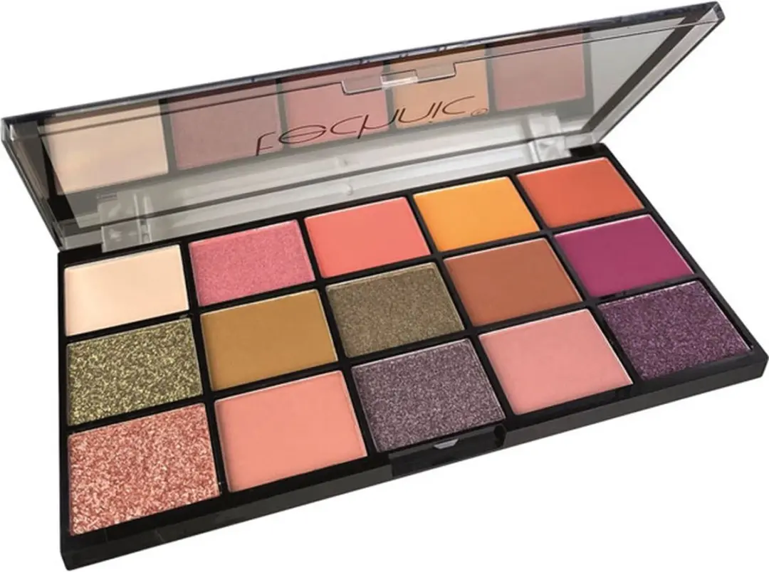 Technic Pressed Pigment Oogschaduw Palette Cinnamon Swirl - 15 Stuks