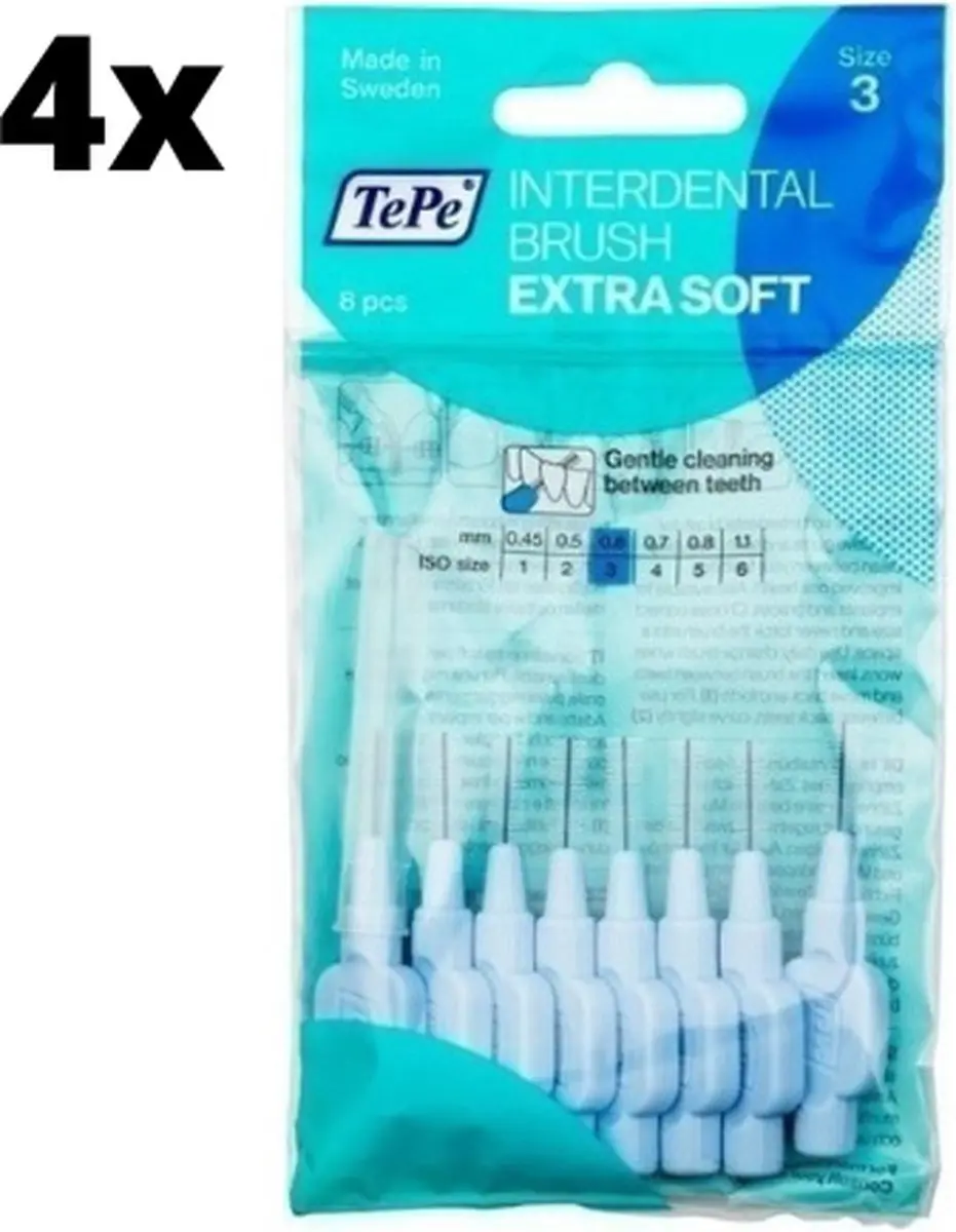TePe Extra Soft Lichtblauw 0,6mm