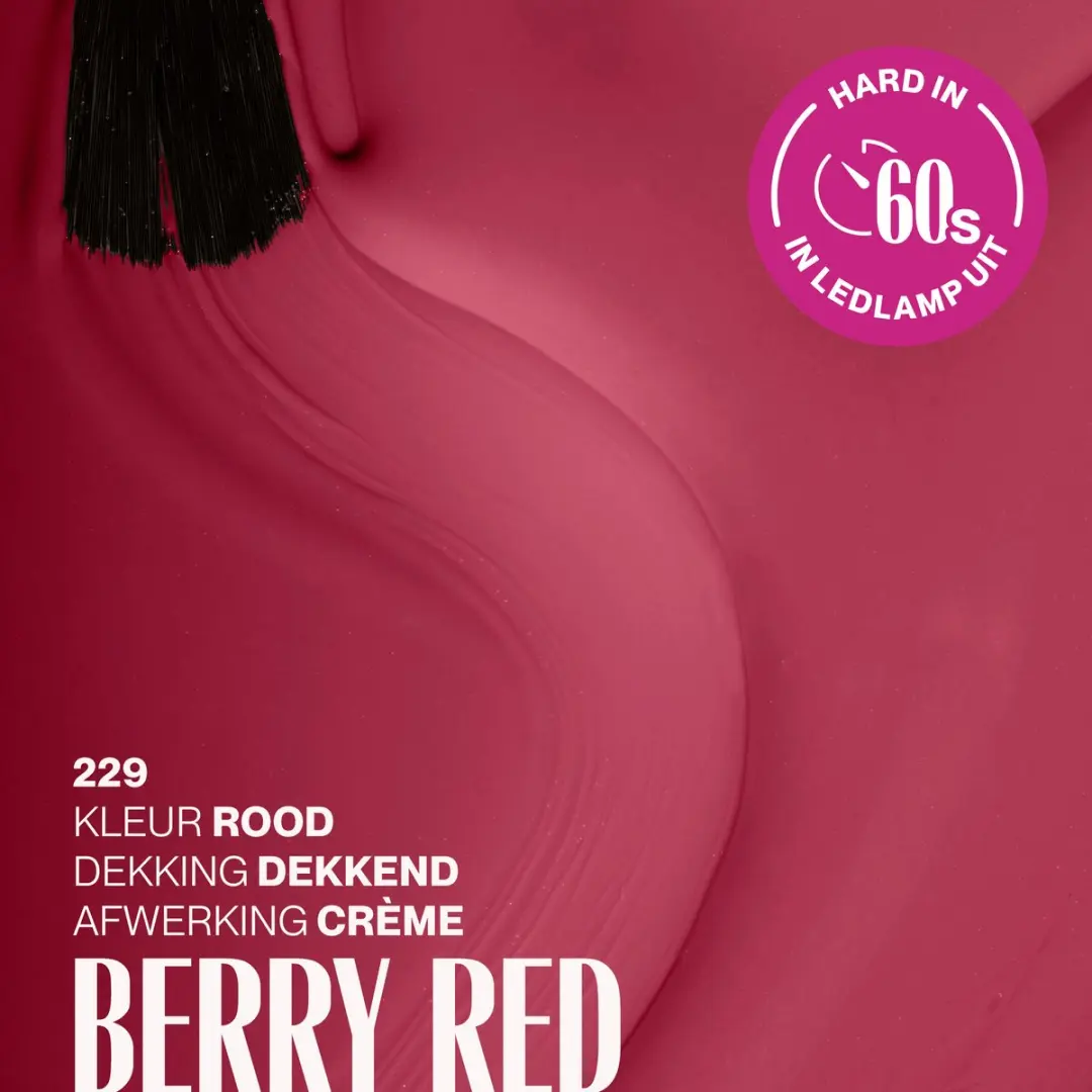 Pink Gellac Berry Red 229 Gellak 15ml
