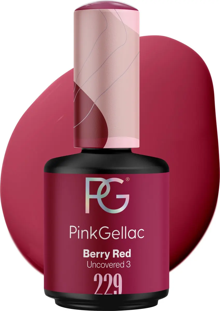 Pink Gellac Berry Red 229 Gellak 15ml