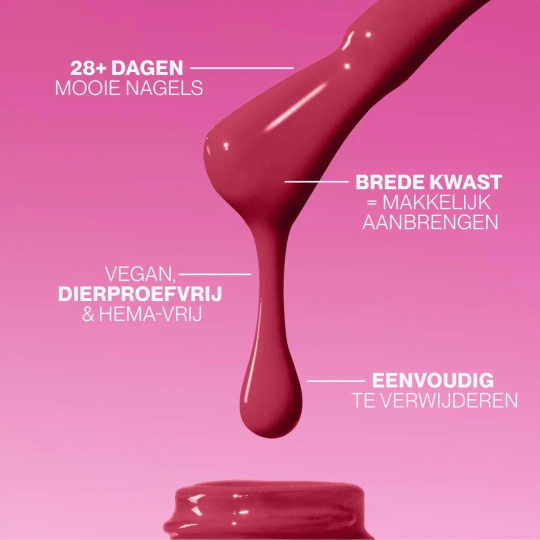 Pink Gellac Berry Red 229 Gellak 15ml