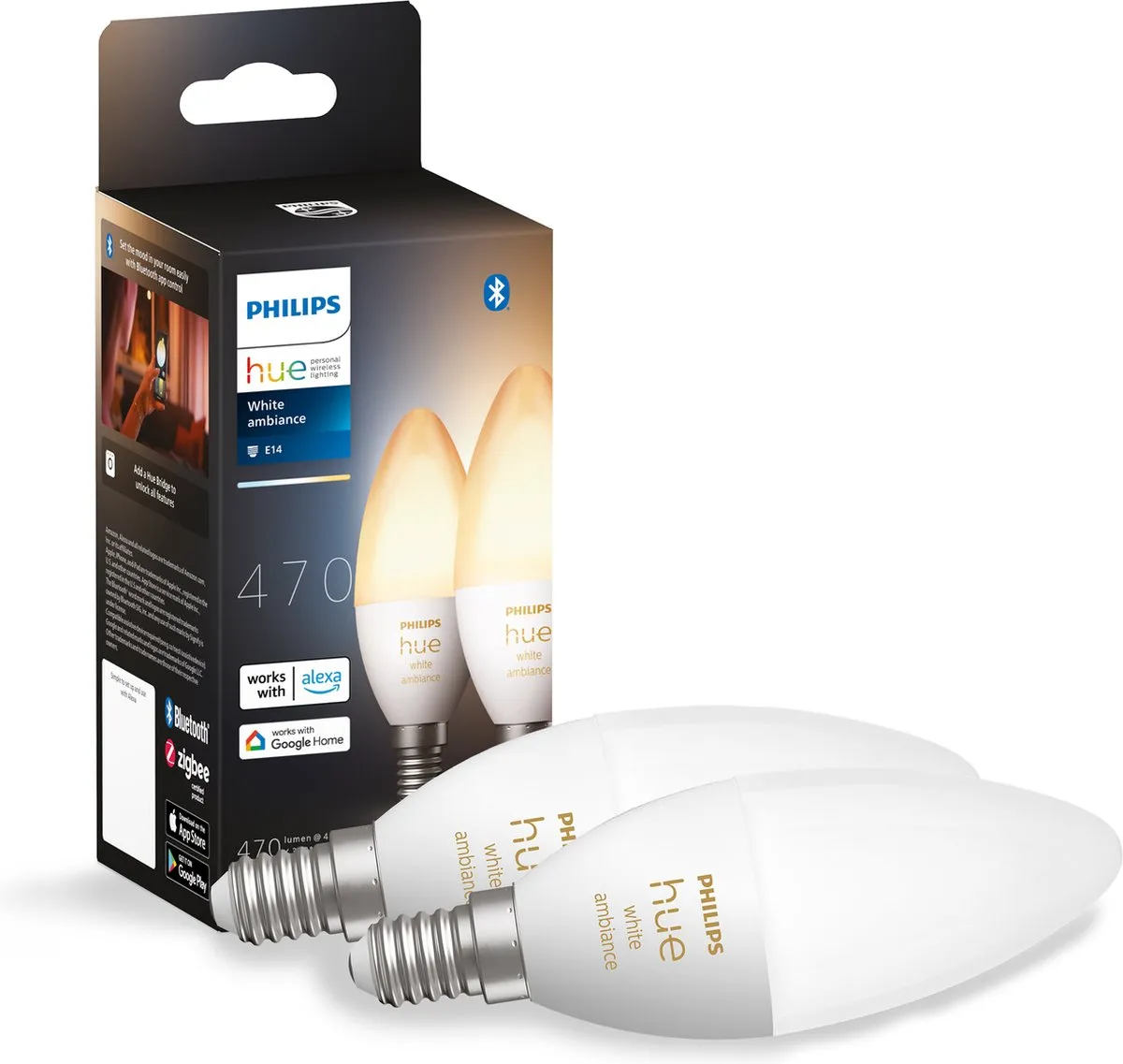 Philips Hue Kaarslamp E14