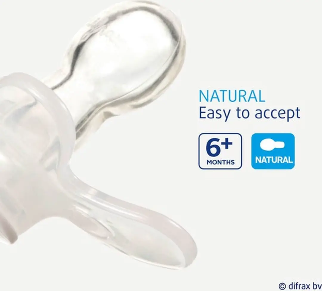 Difrax Dental Fopspeen Extra Sterk 18+M - Roze