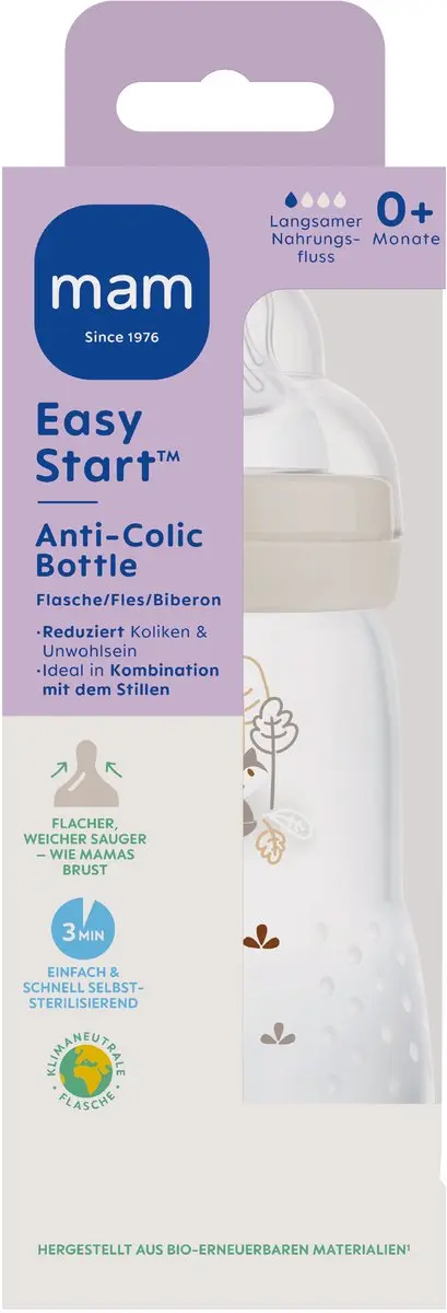 MAM Easy Start Babyfles 260ml - Anti-Koliek - Uni
