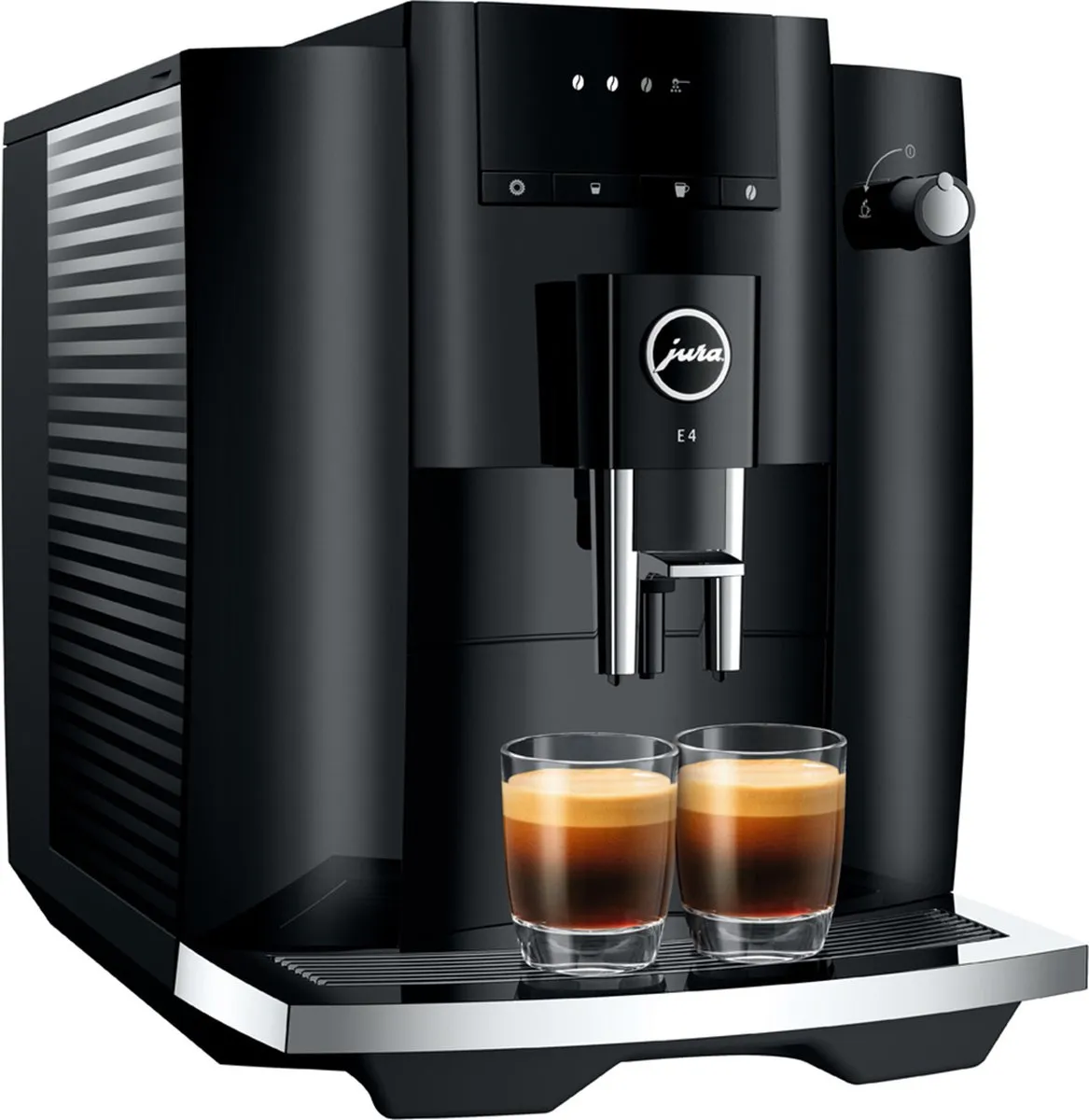 Jura E4 Piano Black Volautomatische Espressomachine - 5 Programma's - afbeelding 6 van 6