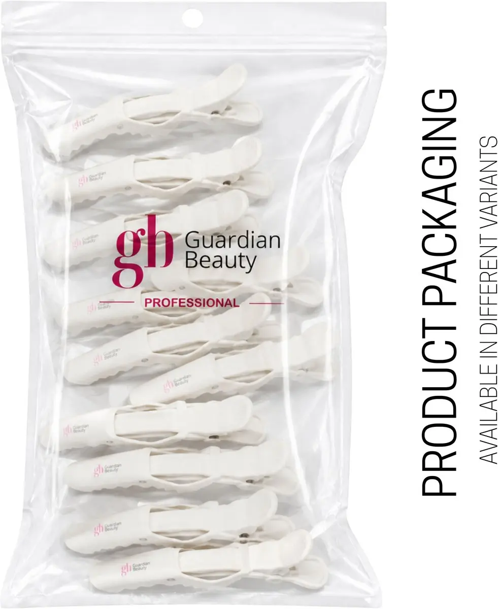 Guardian Beauty Haarklemmen Alligator 10 Stuks - Zilver