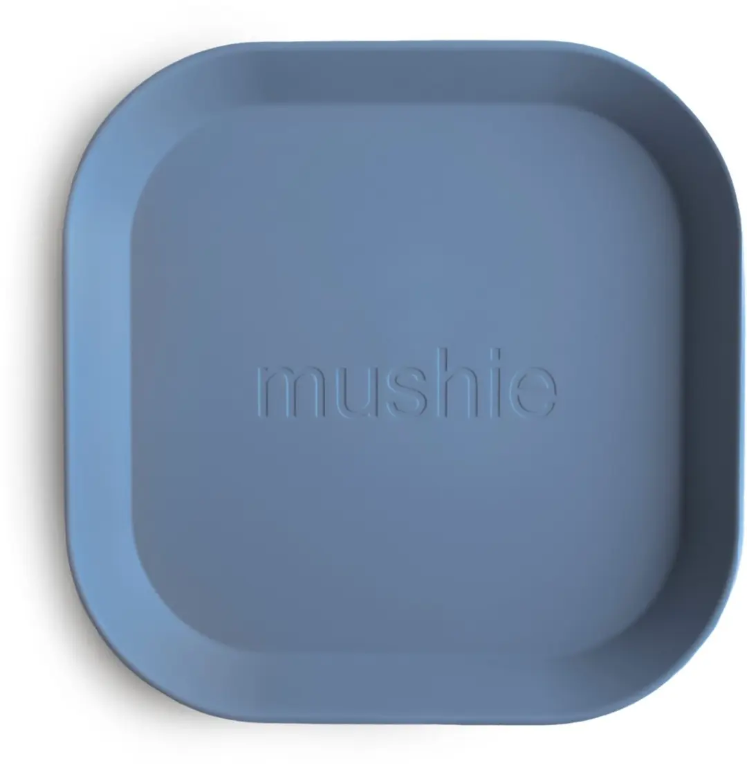 Mushie Bord Vierkant Set 2 - Twilight Blue