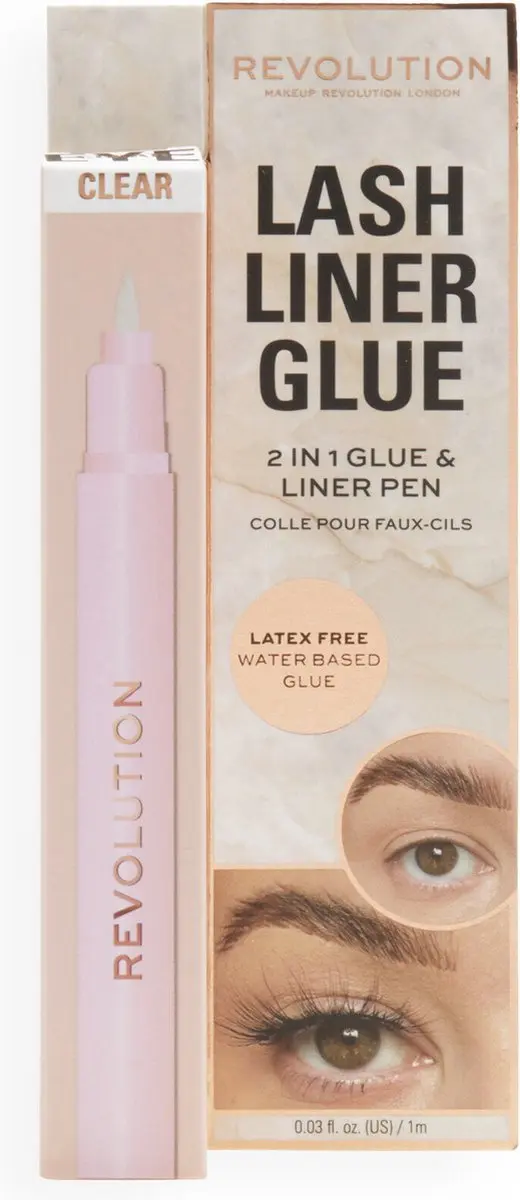 Makeup Revolution False Lash Liner Glue Clear 1ml