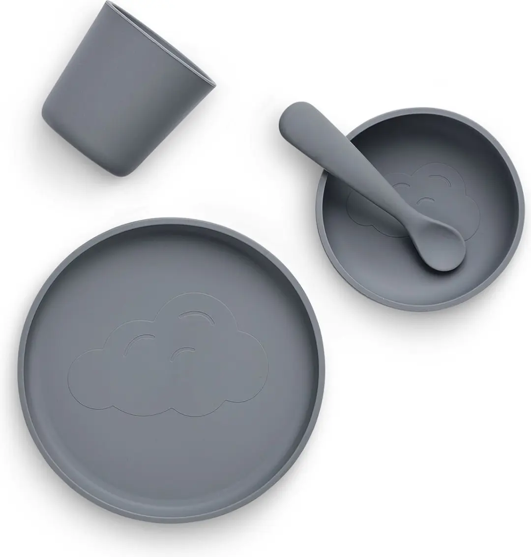Jollein Kinderserviesset Siliconen Storm Grey