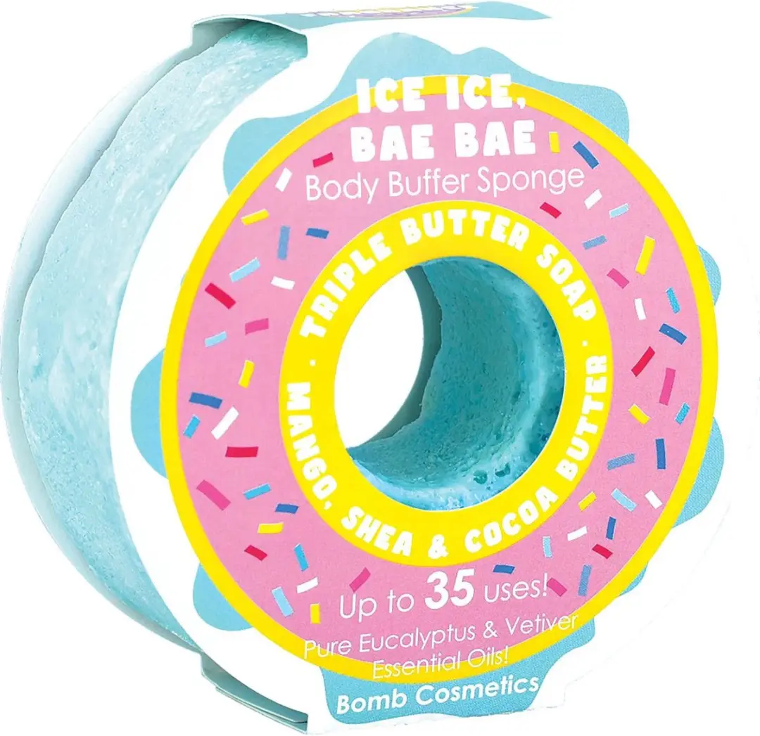 Bomb Cosmetics Ice Ice Bae Bae Donut Body Buffer