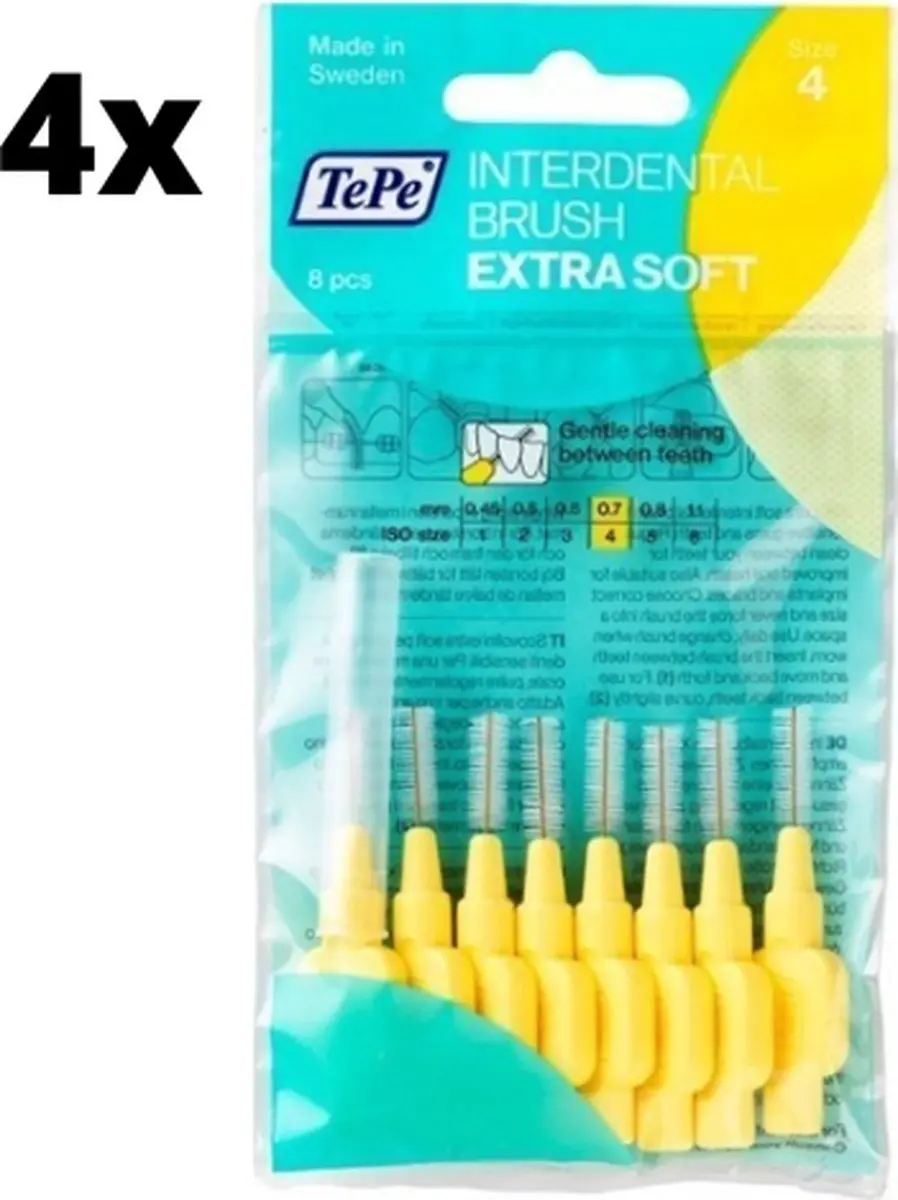 TePe Extra Soft Lichtgeel 0,7mm