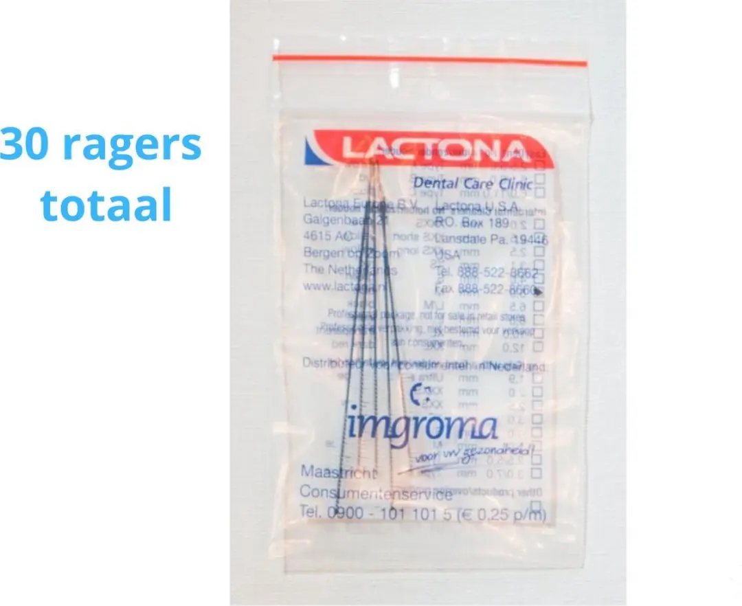 Lactona Interdentaal Ragers Medium 5mm Blauw