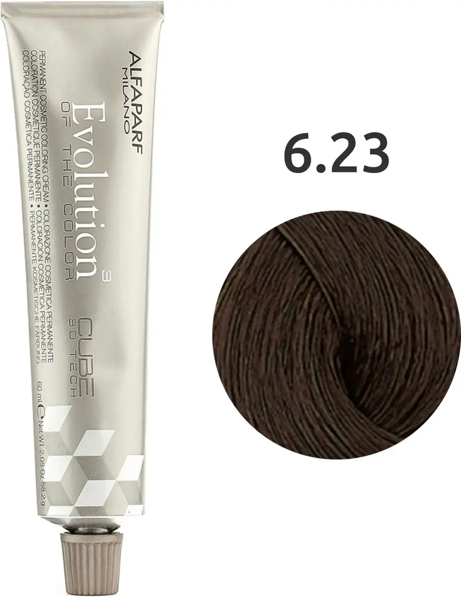 ALFAPARF Evolution of the Color 6.23 Bruin Kleurspoeling 60ml