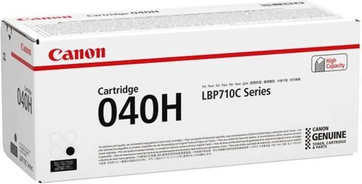 Canon 040H Toner - Zwart - 10.000 pagina's