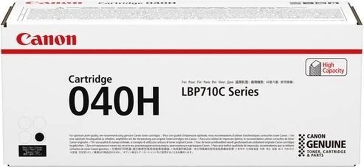 Canon 040H Toner - Zwart - 10.000 pagina's