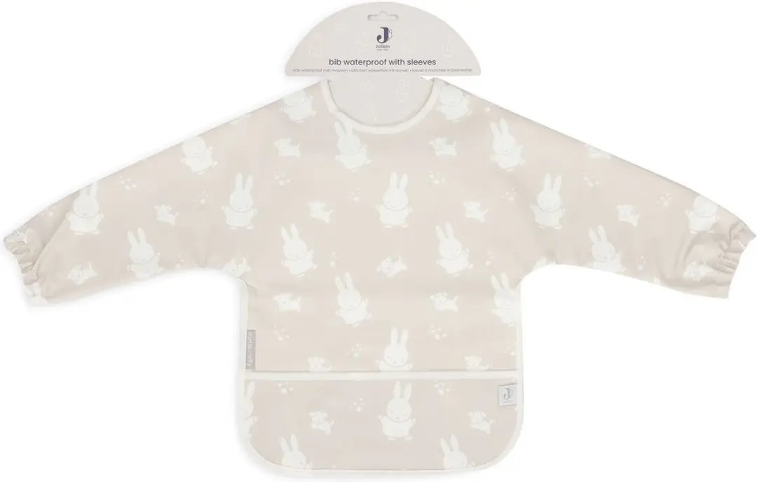 Jollein x Nijntje Slab Waterproof Met Mouw - Nougat