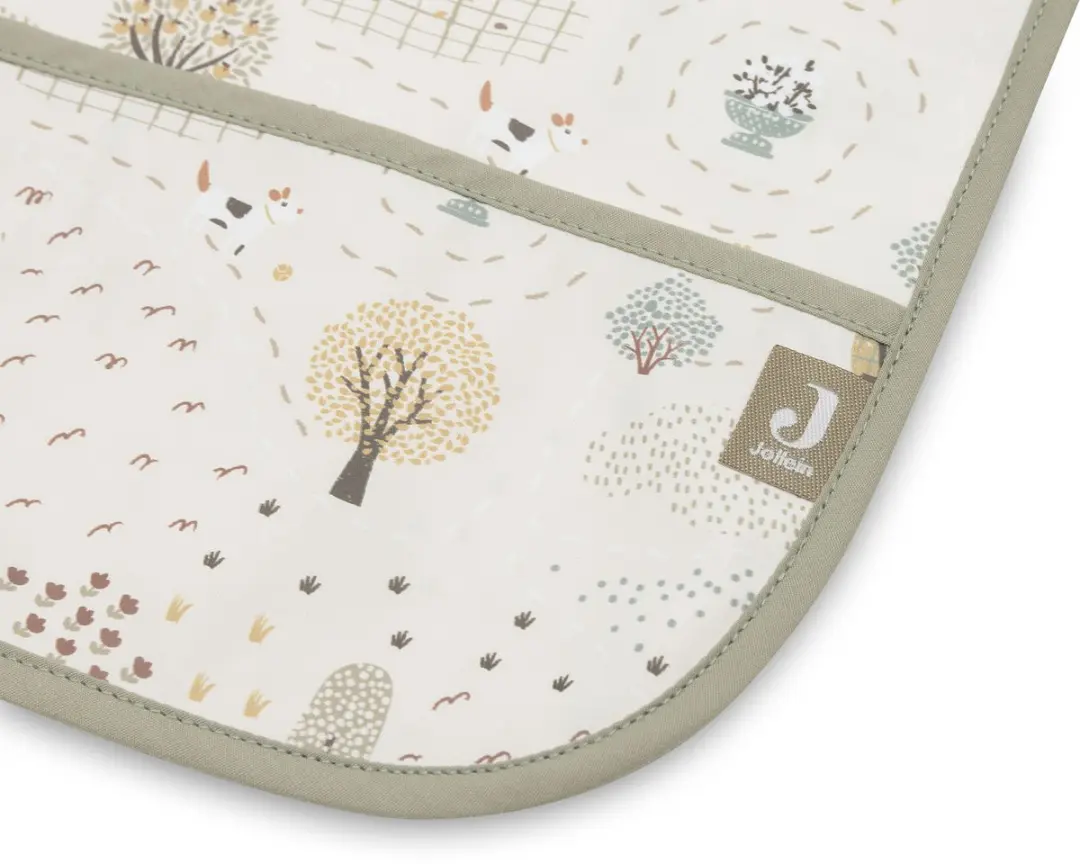 Jollein Slabbetje Waterproof Tiny Park - 75cm