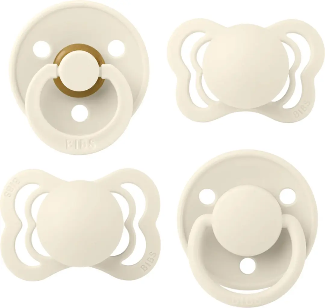 BIBS Speen Proefpakket - 4 Stuks - Maat 2 - Ivory