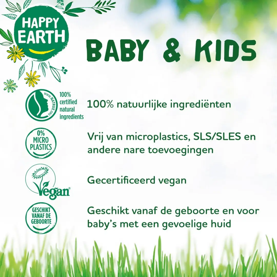 Happy Earth Baby & Kids Badolie 150ml