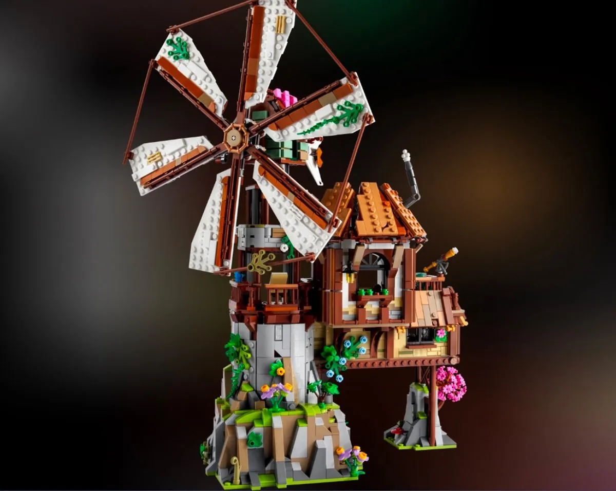 LEGO BrickLink Mountain Windmill 2086 Stukken - Multicolor