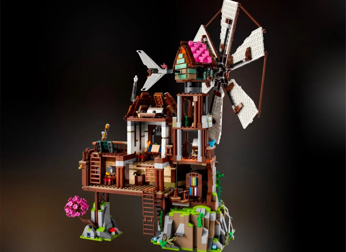 LEGO BrickLink Mountain Windmill 2086 Stukken - Multicolor