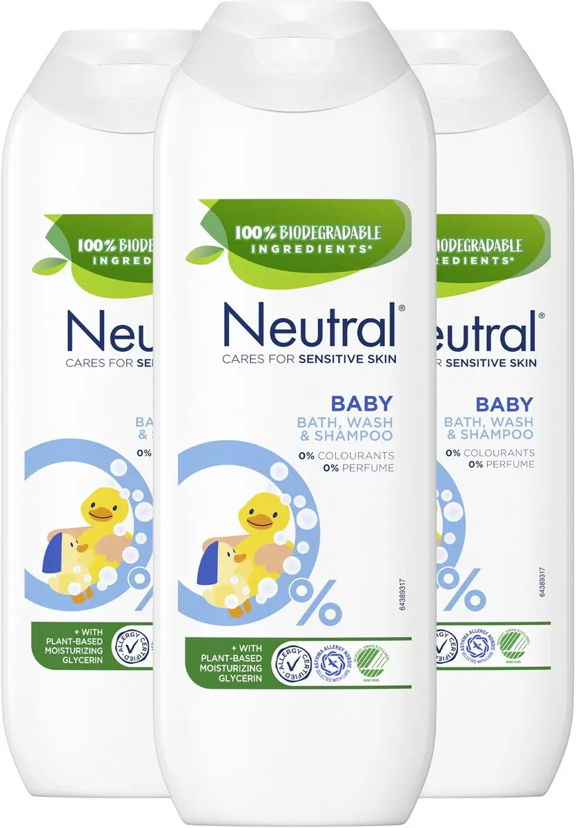 Neutral Baby Wasgel & Shampoo 3x250ml
