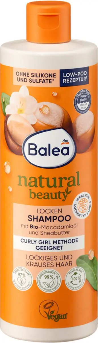 Balea Natural Beauty Locken Shampoo 400ml